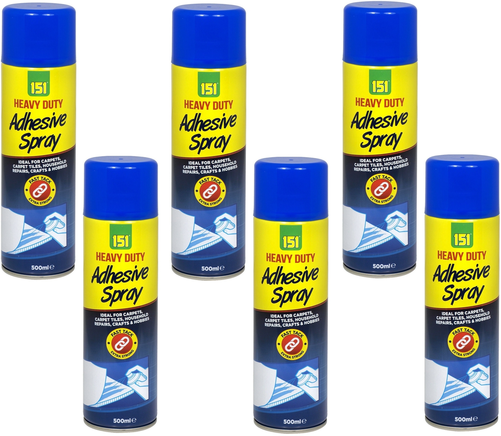 Adhesive Spray Contact Glue Heavy Duty Mount Tape DIY Crafting