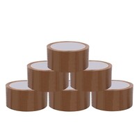 24 Rollen Paketklebeband 66M X 48Mm Braun Klebeband Paketband Kleberolle