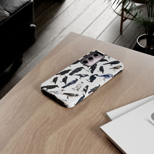 Bird Pattern on White - Phone Case for iPhone, Galaxy, Pixel - 第 237/281 張圖片