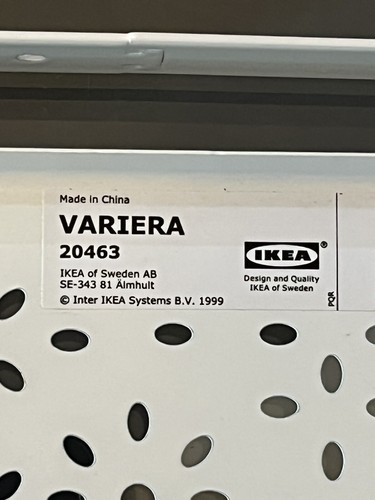 Ikea Variera 20463 801.366.22 Small Metal Shelf White - Picture 6 of 7