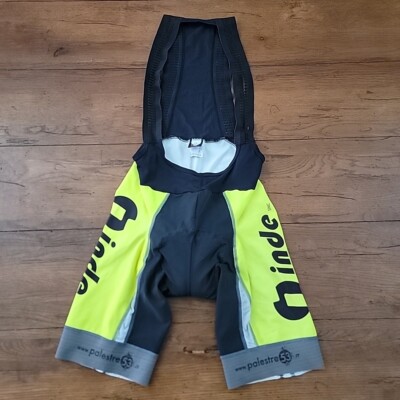 Biemme Mens Small (2) Cycling Bibshorts Italy 6.5'' 15'' (7.5/10) Pad Spandex S