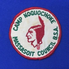 Boy Scout Camp Noquochoke Massasoit Council BSA Patch 245B1