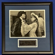 Fernando Valenzuela Signed 11x14 Wedding Photo LA Dodgers Framed PSA 6A11893