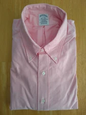 NWOT Brooks Brothers Pink Oxford Button Down Regent Fit Slim MSRP $140