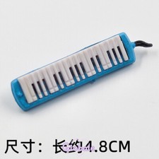 Kunststoff Puppenhau Miniatur Mundharmonika Maßstab 1:12 Musikinstrument Zubehör