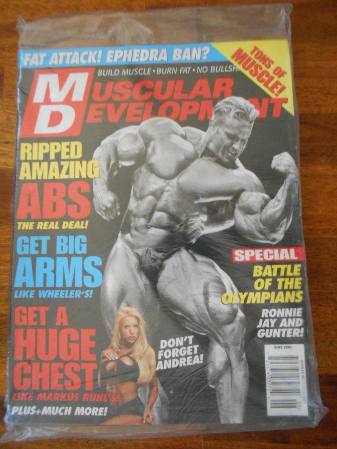 MUSCULAR DEVELOPMENT bodybuilding magazine JAY CUTLER & ANDREA COX 6-03  (New) | eBay