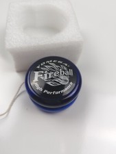 Vintage Yomega Yo-Yo Fireball High Performance Blue Black Yo-Yo