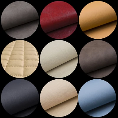 LEDERKONZEPT Kunstleder Muster Polster-Stoff gesteppt Möbelstoff gesteppt