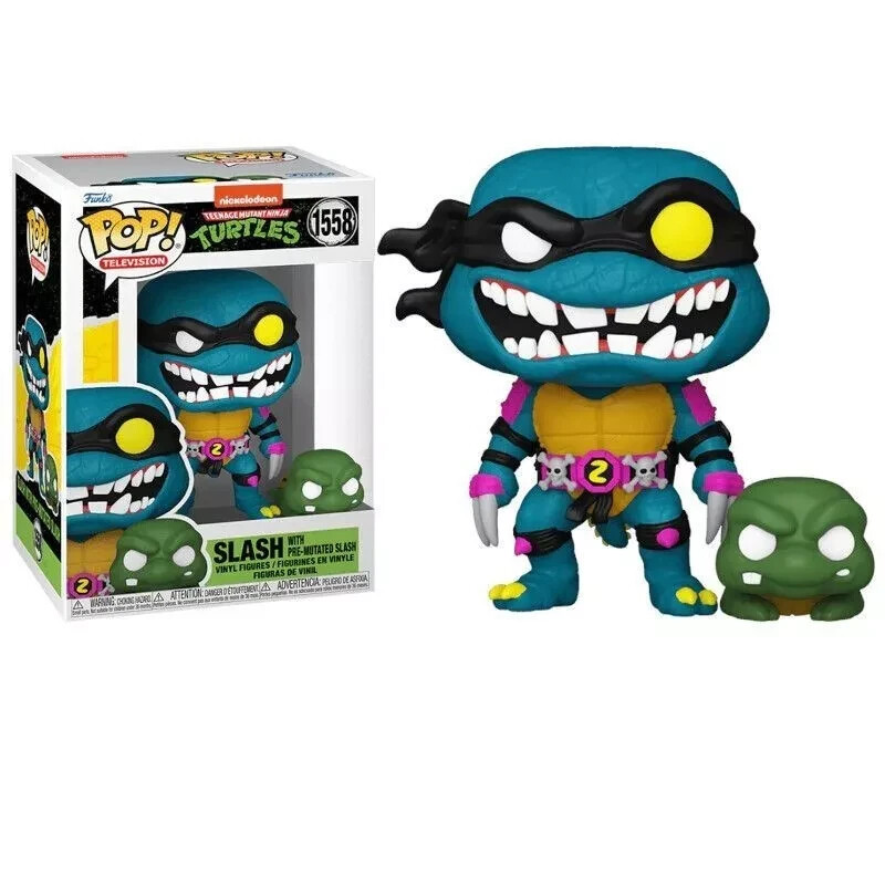 Figurine vinyle Slash Tortues Ninja POP & Buddy Movies à collectionner pour fans de comics