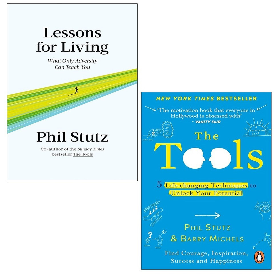 Phil Stutz, Barry Michels 2 Books Collection Set Lessons for Living (HB), Tools