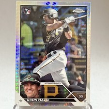 2023 TOPPS CHROME UPDATE DREW MAGGI ROOKIE PRIZM REFRACTOR 