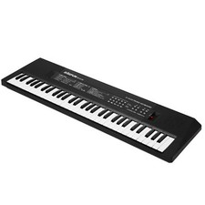 Digital Piano Keyboard 61 Keys Portable Electronic Instrument W/ Microphone R9I3