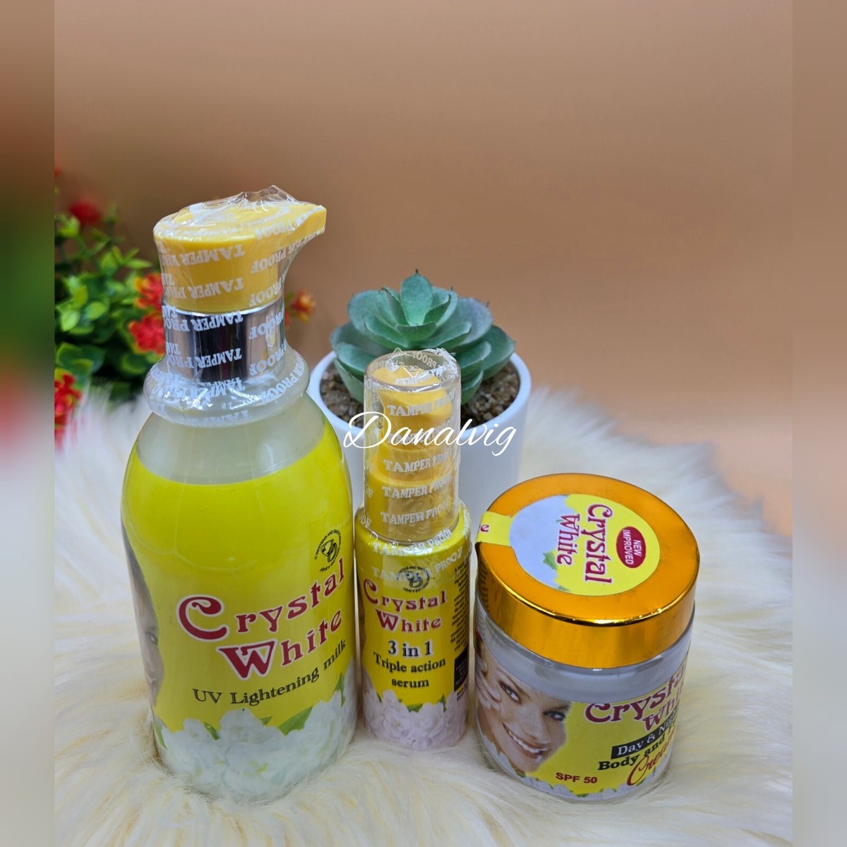Crystal White Uv Lightening Milk & Double Action Serum Crystal White Uv Lightening Milk & Double Action Serum