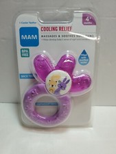 MAM Cooling Relief 4 Months Cooler Teether 1 ea, PURPLE, water filled