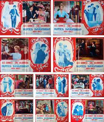 HOTEL PARADISO Italian fotobusta movie posters x10 GINA LOLLOBRIGIDA GUINNESS NM