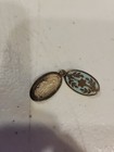 Vintage O Mary Conceived Without Sin  and Jesus with halo. double pendant — photo 2