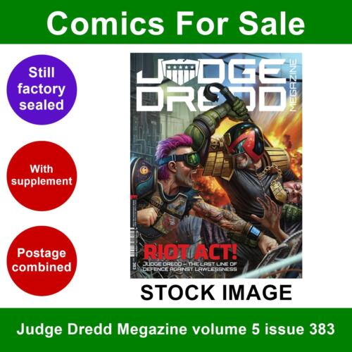 Judge Dredd Megazine volume 5 issue 383 comic - STILL SEALED - 2017 - Picture 1 of 4