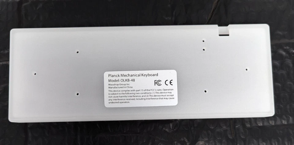 NEW Planck Keyboard REV6 - High-Pro Acrylic Case, MX Compatible Plate, No Keycap - Image 4 of 4