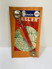 Vintage New 1940's Melon Baller 2 In One Fancy Fruit Cocktails Potatoes NOS 📝✅
