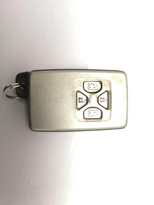 TOYOTA ALPHARD MK2 AH20 2008 - 2015 Schlüsselanhänger Silber 4-Tasten-Typ 70754