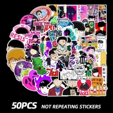 Mix 10/50/100 PCs Mob Psycho 100 Anime Luggage Notebook Laptop Car Stickers
