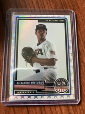 2023 USA Baseball Stars and Stripes White #33 Alexander Mercurius /99