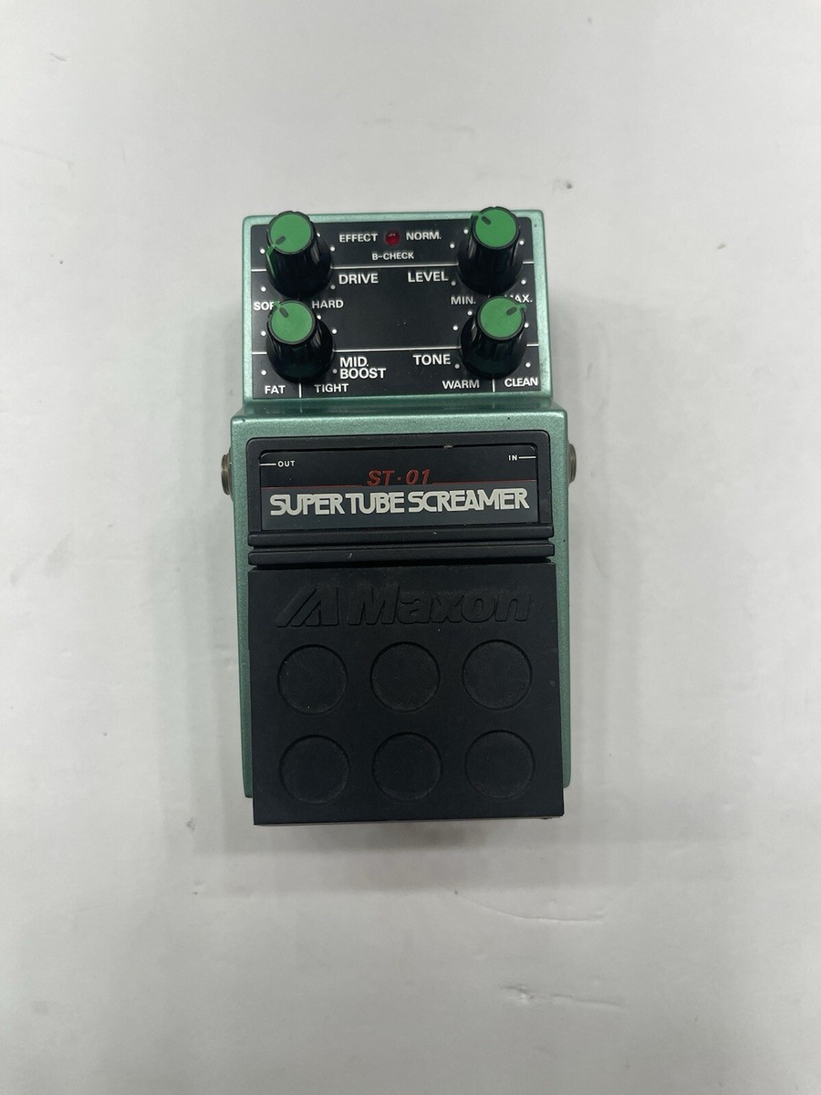 Maxon ST-01 Super Tube Screamer Overdrive Vintage Guitar Maxon ST-01 Super Tube Screamer Overdrive Vintage Guitar