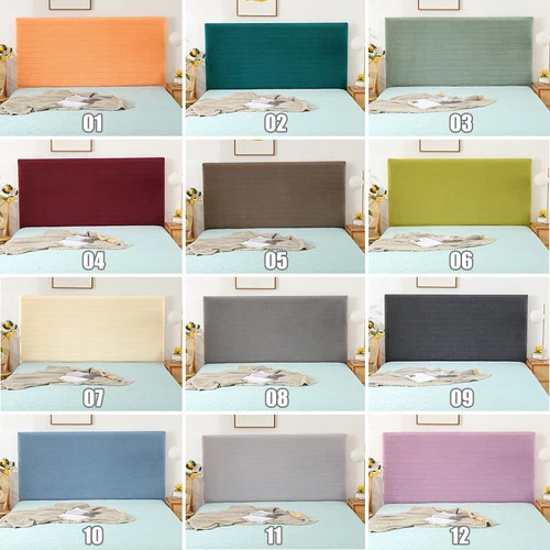 Stretch Bed Headboard Jacquard Slipcover Dustproof Bed Head Cover Bedroom Decor~ - Picture 5 of 37