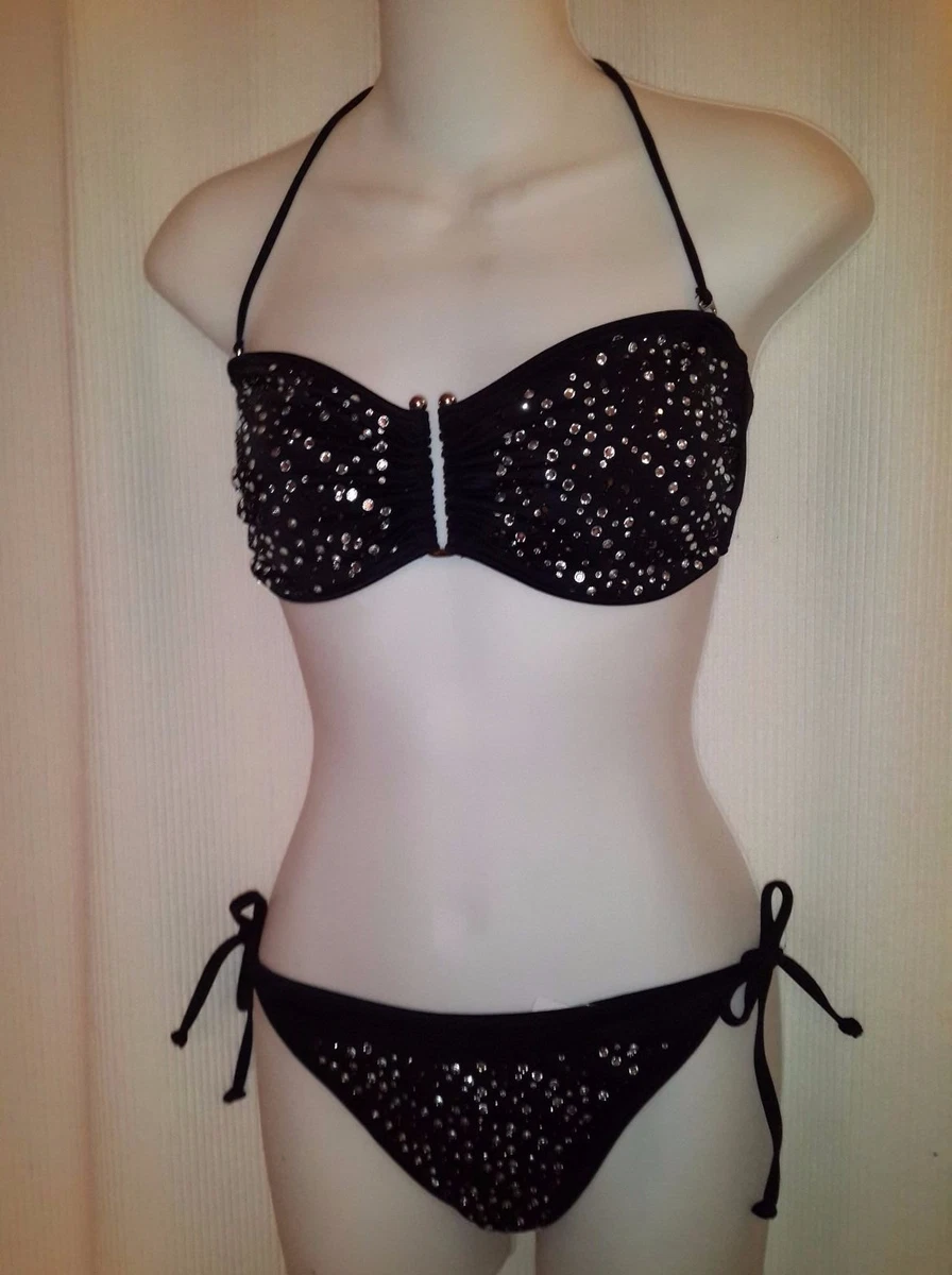 Black hotsell sparkly swimsuit