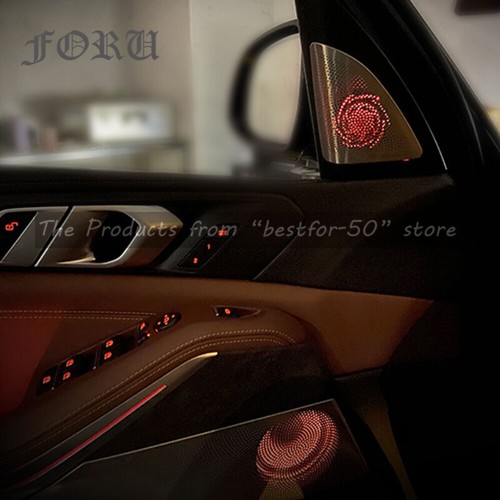Glow Tweeter Cover Trim Audio MidHorn Speakers For BMW G05 X5 G07 X7 glow-tweeter-cover-trim-audio-midhorn-speakers-for-bmw-g05-x5-g07-x7