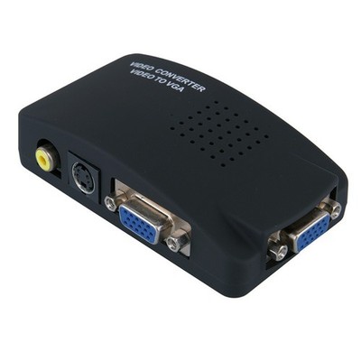 AV TO VGA Video Converter unterstützt HD TV zu PC AV2VGA PC zu TV
