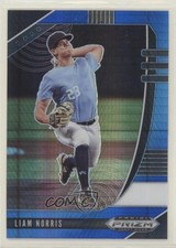 2020 Panini Prizm Draft Picks Blue & Carolina Hyper Liam Norris #PDP90 2xd