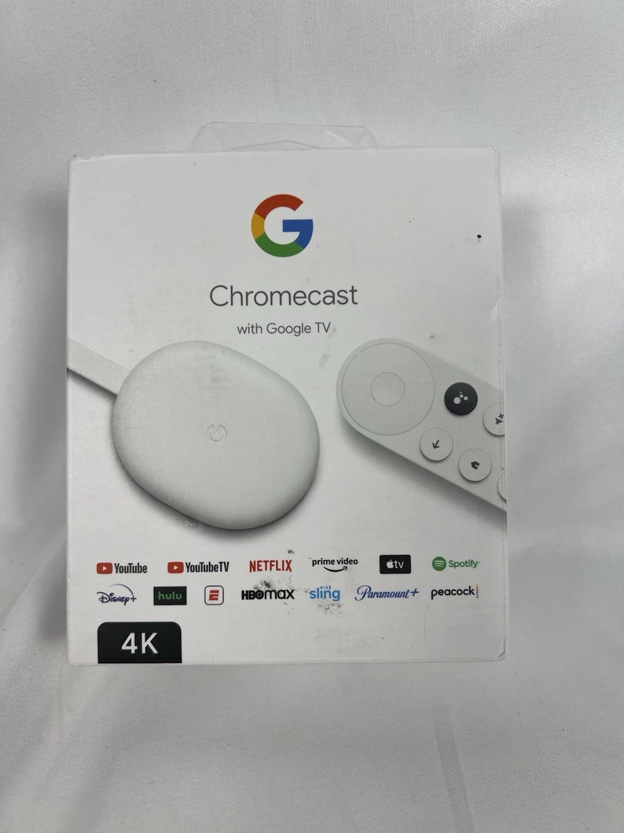 Google Chromecast with Google TV White 2160p Google Assistant