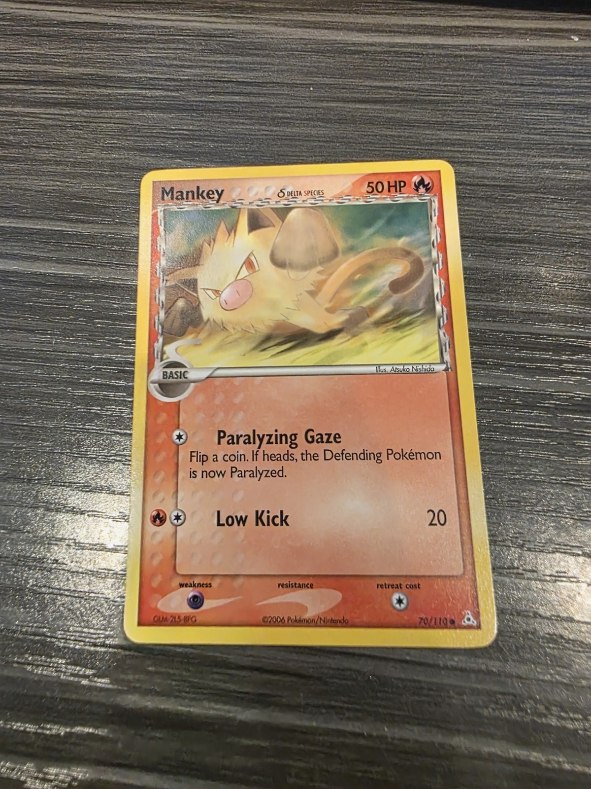 Mankey (Delta Species) 70/110 Holon Phantoms Common NM - PACK FRESH