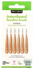 The Humble Co. 6 Bamboo Interdental Brushes Size 5: 0.80 mm
