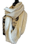 LIZ CLAIBORNE beige scarf- one size — photo 1