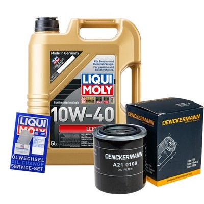 DENCKERMANN Ölfilter Liqui Moly Leichtlauf 10W-40 5L für Hyundai Matrix 1.6 1.8