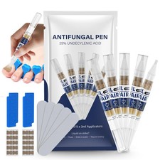 Toenail Fungus Pen   25 Undecylenic Acid, 0.06 Fl Oz Pack of 5 , Clear