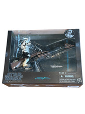 Hasbro Star Wars The Black Series Speeder Bike Vehicle With Biker Scout NIB