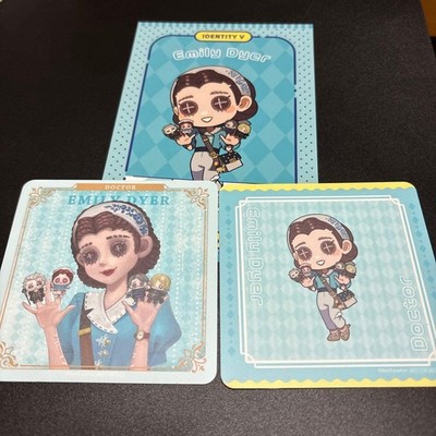 Identity V GIGO Campaign Doctor Postcard & Coaster Set Japan Limited