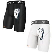 Shock Doctor Mens Core Compression Short w/Bio-Flex Cup - New