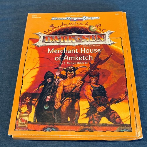 Advanced Dungeons & Dragons Dark Sun DSM2 Merchant House of Amketch 