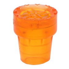 Kr&uuml;cken Gummikappe 19mm Rutschfest Orange Handstock Zubeh&ouml;r 10er Pack