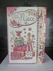 NIECE BIRTHDAY CARD (9" X 6") VERSE CUTE MODERN NEICE