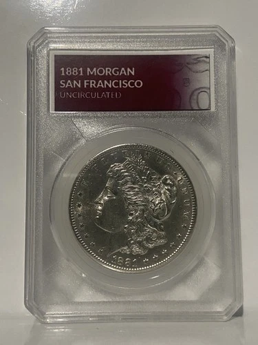 1881-S Morgan Silver Dollar Uncirculated