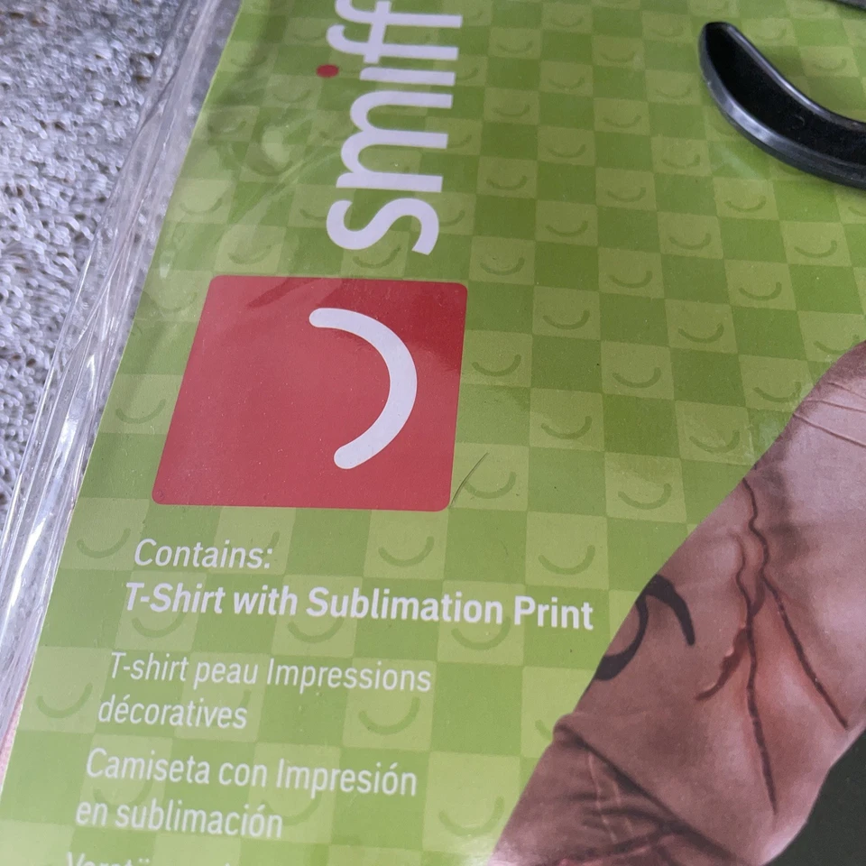 Camiseta Smiffys Piel Mutulada Halloween Horror Vestido Elegante Camiseta Talla Mediana  Foto 4 de 4