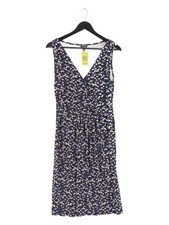 Hobbs Wrap Midi Dress UK12 in Black