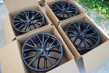 SVR Range Rover Sport 21" Wheels OEM Techno Spyder Black Style 5091 Caps TPMS