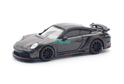 BN Poprace 1:64 Black Carbon 992 Stinger  Sports Model Diecast Metal Car