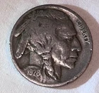 1928-D Buffalo Nickel - VF - Circulated - See Photos - Actual Nickel Pictured